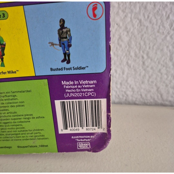 TMNT Sewer Surfer Mike Wave 3 Super 7 Michaelangelo Reaction Action Figure - Picture 9 of 15